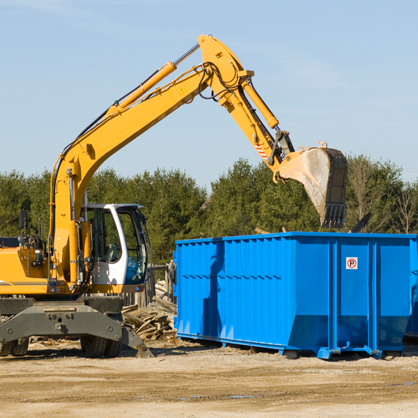 what size residential dumpster rentals are available in Wyoming